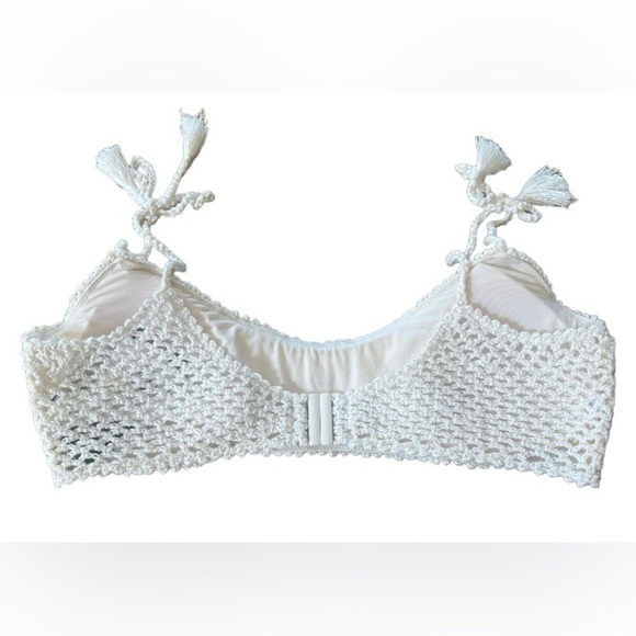 RIP Curl Oceans Together Crochet Bikini Set Size M. Shell-White. NWT. - Picture 9 of 16